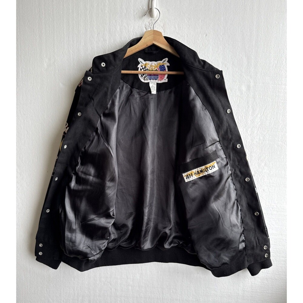 Vintage Dale Earnhardt Jeff Hamilton Racing Jacket Mens 2XL Budwiser (Not CHASE) - Picture 7 of 11